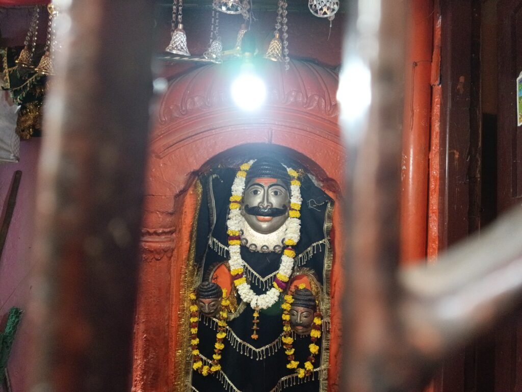 ​[Kaal Bhairav Temple] Street Shrine - A Sacred Hidden Idol in Varanasi Lanes Moksha Bhawan Varanasi